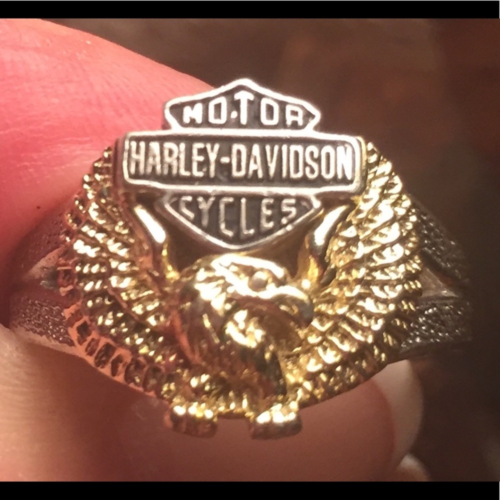 Ladies Harley Davidson Wings Ring Size7